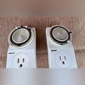 Two Woods Wall Timers Plug In